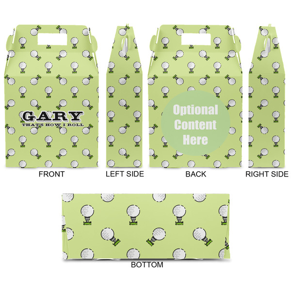 Golf Gable Favor Box - Approval