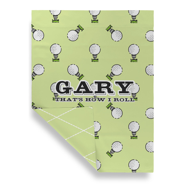 Golf Garden Flags - Large - Double Sided - FRONT FOLDED