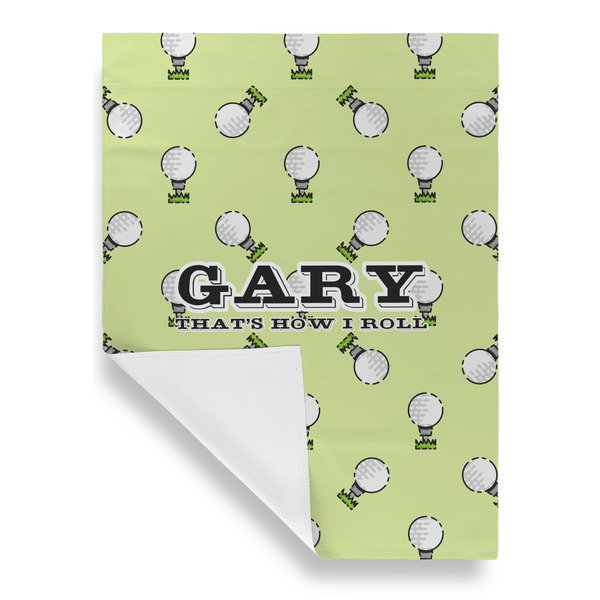 Golf Garden Flags - Large - Single Sided - FRONT FOLDED