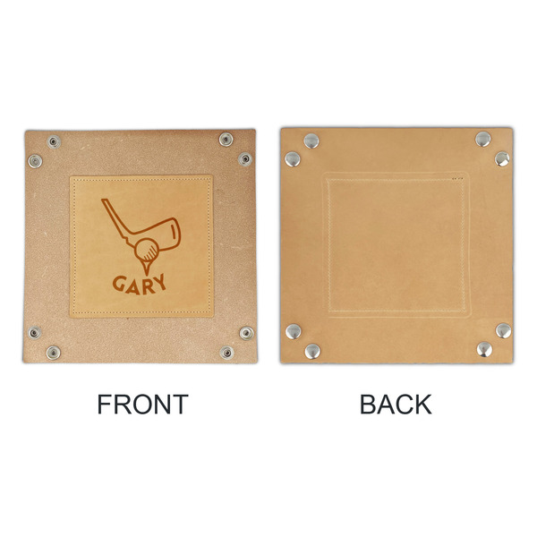Golf Genuine Leather Valet Trays - APPROVAL