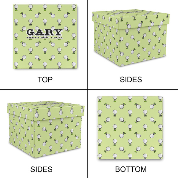 Golf Gift Boxes with Lid - Canvas Wrapped - X-Large - Approval