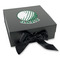 Golf Gift Boxes with Magnetic Lid - Black - Front (angle)