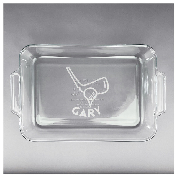 Golf Glass Baking Dish - APPROVAL (13x9)
