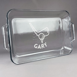 Golf Glass Baking and Cake Dish (Personalized)