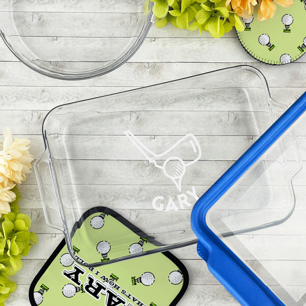 Golf Glass Baking Dish - LIFESTYLE (13x9)