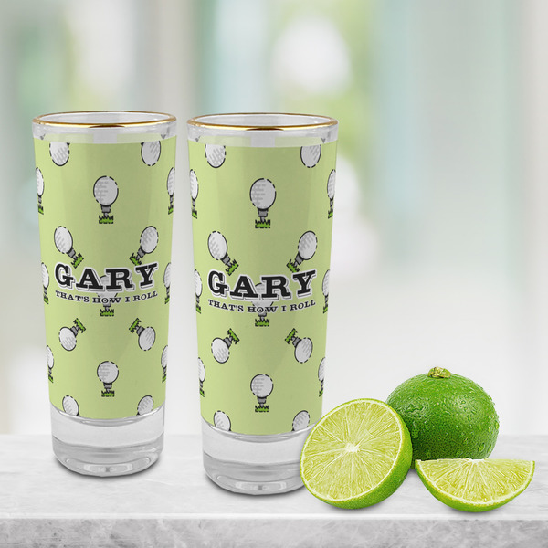 Golf Glass Shot Glass - 2 oz - LIFESTYLE