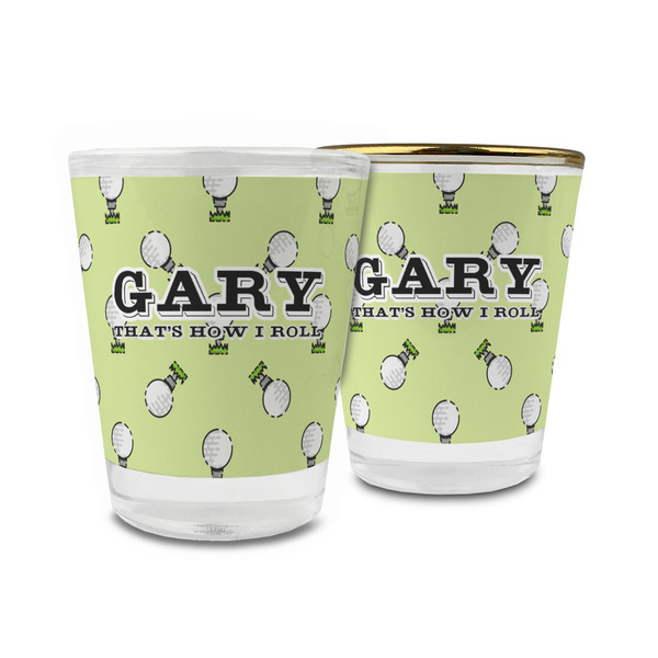 Custom Golf Glass Shot Glass - 1.5 oz (Personalized)