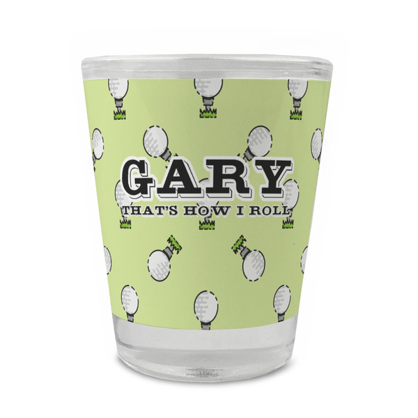 Custom Golf Glass Shot Glass - 1.5 oz - Single (Personalized)