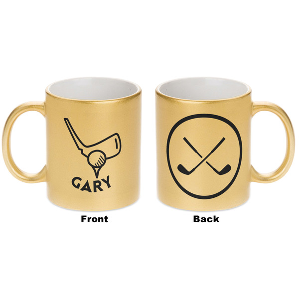 Golf Gold Mug - Apvl