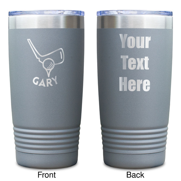 Golf Gray Polar Camel Tumbler - 20oz - Double Sided - Approval