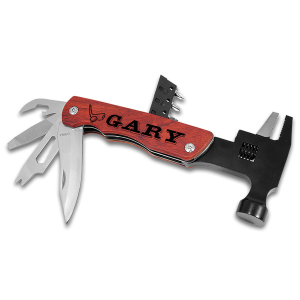 Golf Hammer Multi-tool - FRONT (full open)