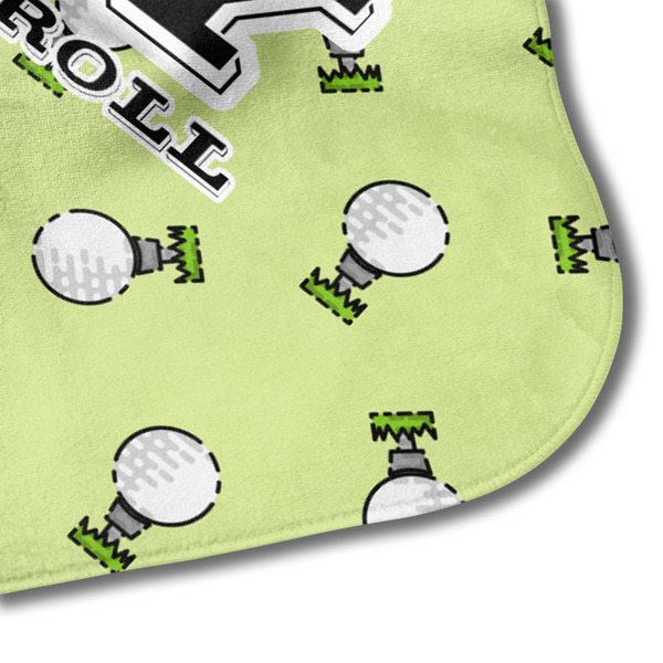 Golf Hooded Baby Towel- Detail Corner