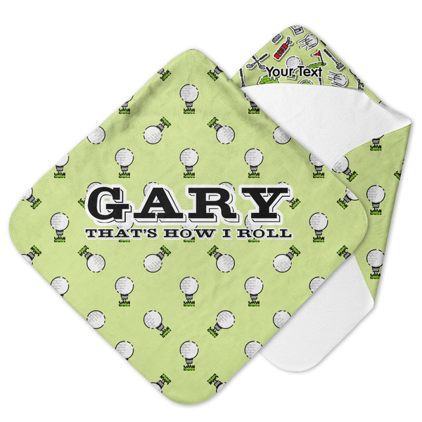 Custom Golf Hooded Baby Towel (Personalized)