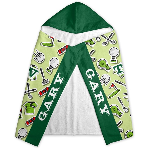 Golf Hooded Towel - Folded