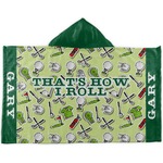 Golf Kids Hooded Towel (Personalized)