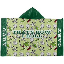 Golf Kids Hooded Towel (Personalized)