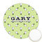 Golf Printed Cookie Topper - Round (Personalized)