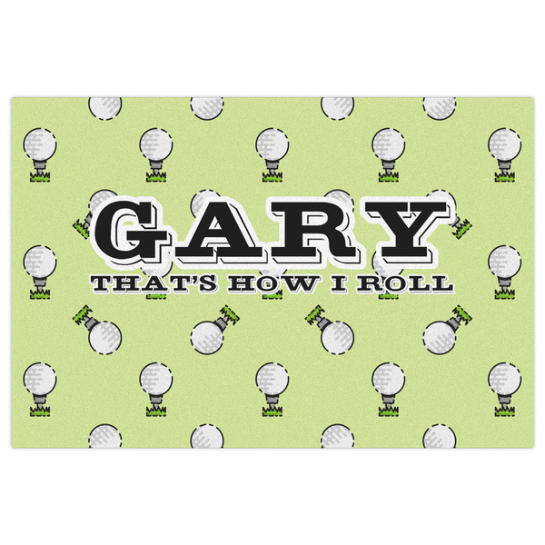 Golf Indoor / Outdoor Rug - 2'x3' - Front Flat