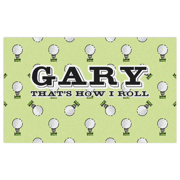 Golf Indoor / Outdoor Rug - 3'x5' - Front Flat