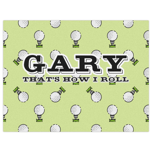 Golf Indoor / Outdoor Rug - 6'x8' - Front Flat