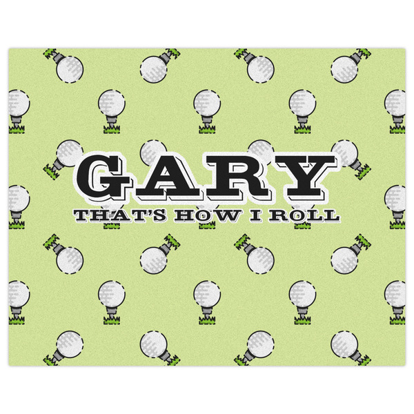 Golf Indoor / Outdoor Rug - 8'x10' - Front Flat