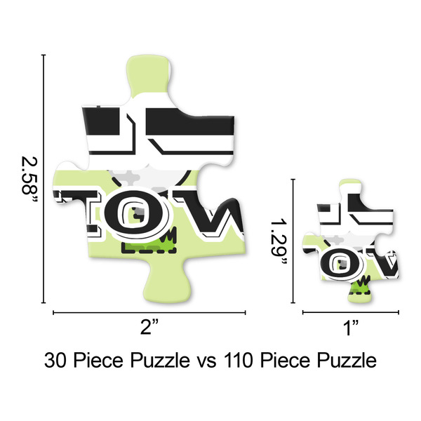 Golf Jigsaw Puzzle - Piece Comparison