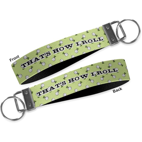Golf Key-chain - Metal and Nylon - Front and Back