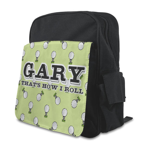 Custom Golf Preschool Backpack (Personalized)