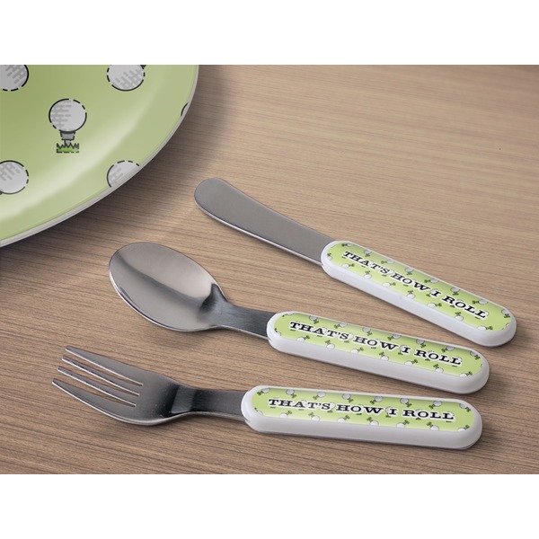 Golf Kids Flatware w/ Plate