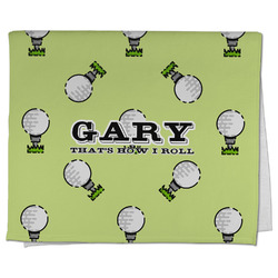 Golf Kitchen Towel - Poly Cotton w/ Name or Text