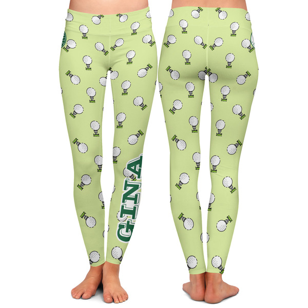 Golf Ladies Leggings - Front and Back