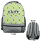 Golf Large Backpack - Gray - Front & Back View