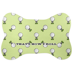 Golf Bone Shaped Dog Food Mat (Personalized)