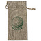 Golf Large Burlap Gift Bags - Front