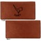 Golf Leather Checkbook Holder Front and Back Single Sided - Apvl