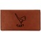 Golf Leatherette Checkbook Holder - Single Sided (Personalized)