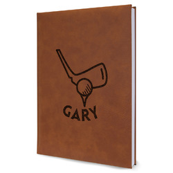 Golf Leather Sketchbook (Personalized)