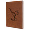 Golf Leather Sketchbook - Large - Single Sided (Personalized)