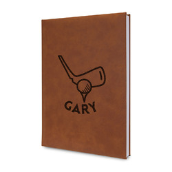 Golf Leather Sketchbook - Small - Double Sided (Personalized)