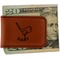 Golf Leatherette Magnetic Money Clip - Single Sided (Personalized)