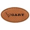 Golf Leatherette Oval Name Badges with Magnet - Main