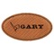 Golf Leatherette Oval Name Badge with Magnet (Personalized)