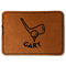 Golf Leatherette Patches - Rectangle