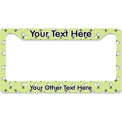 Golf License Plate Frame - Style B (Personalized)