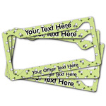 Golf License Plate Frame (Personalized)