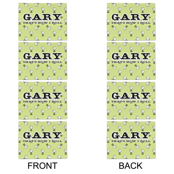 Golf Linen Placemat - APPROVAL Set of 4 (double sided)