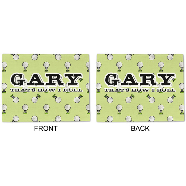 Golf Linen Placemat - APPROVAL (double sided)