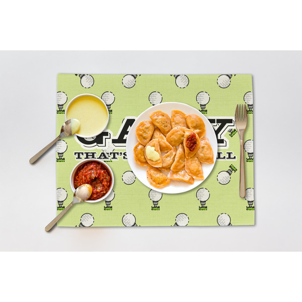 Golf Linen Placemat - Lifestyle (single)