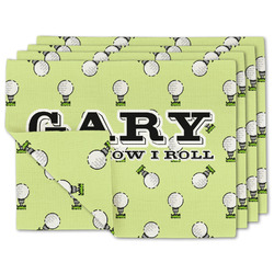 Golf Linen Placemat w/ Name or Text