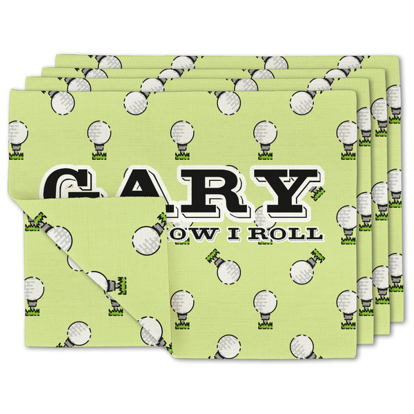 Custom Golf Linen Placemat w/ Name or Text